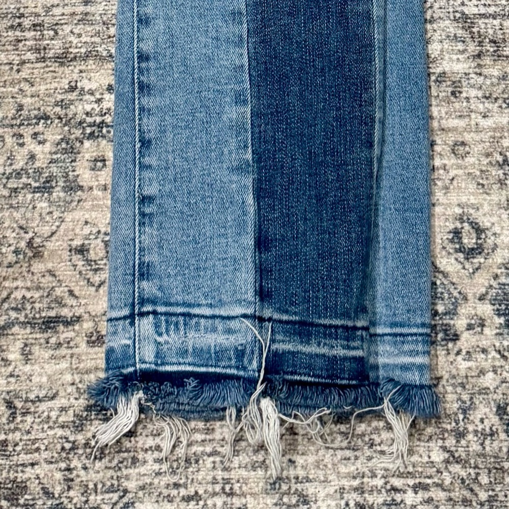 Flying Monkey Jeans Womens Size 25 Cropped Denim Distressed Mid Rise - Picture 9 of 9